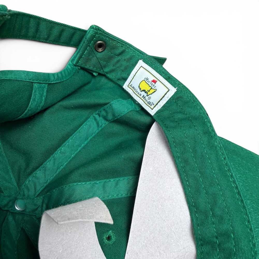 American Needle Masters 2016 Tournament Golf Hat Green Adjustable Cotton Cap - Picture 7 of 7